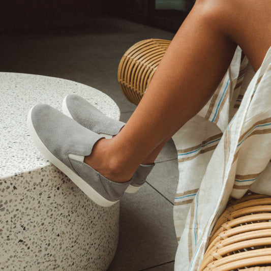 OluKai Signature | Pehuea Luxe Women’s Suede Shoes - Ash