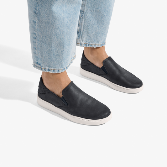 OluKai Recommended | Pehuea Leather - Onyx / Onyx
