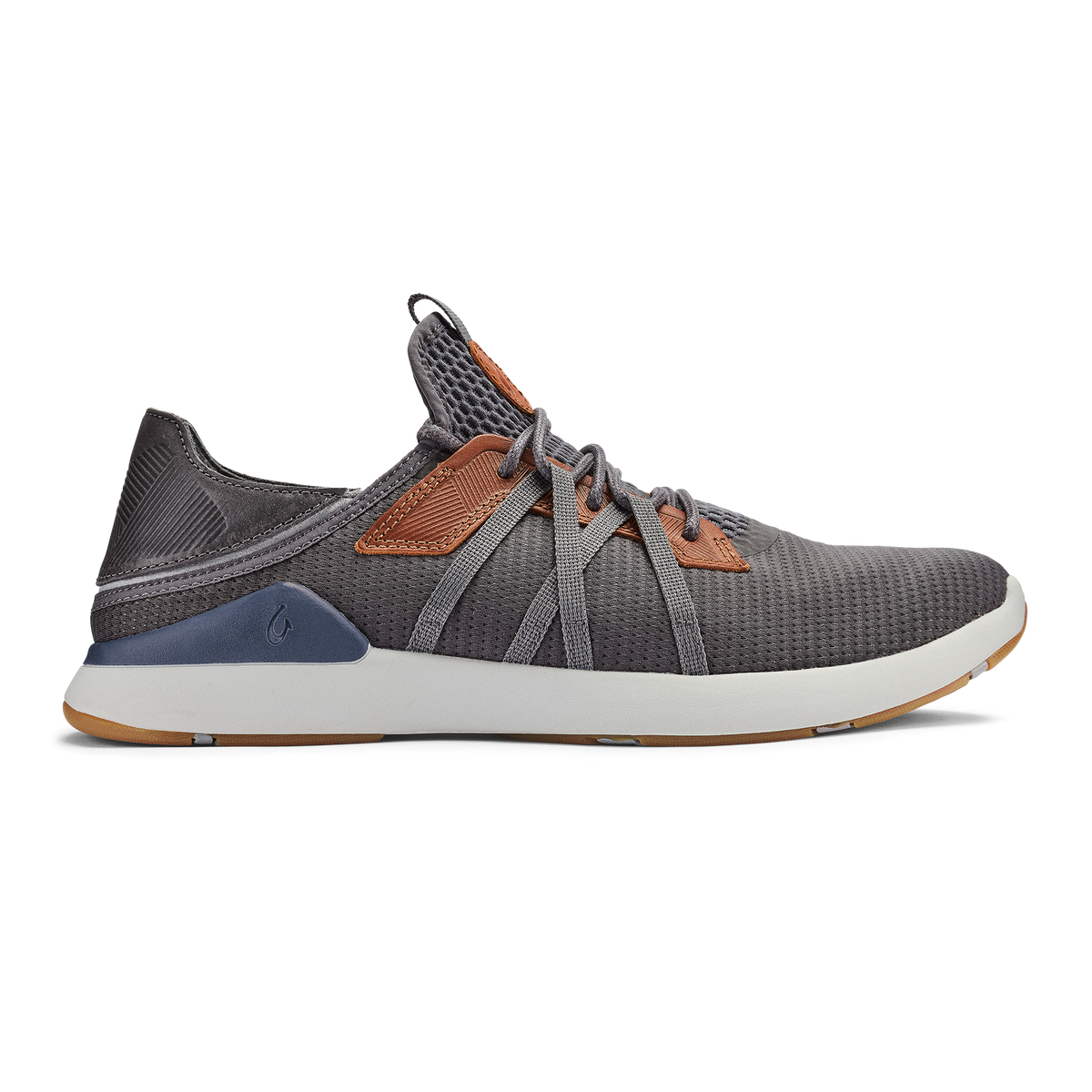 OluKai Everyday | Mio Lī Men's Athletic Shoes - Pavement / Vintage Indigo