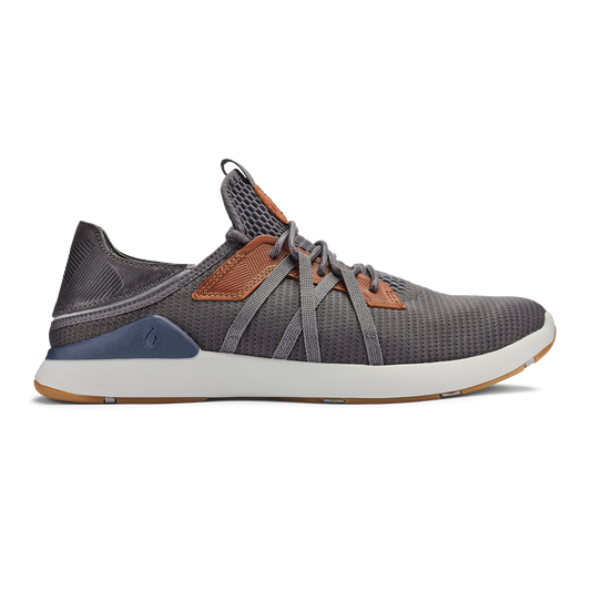 OluKai Everyday | Mio Lī Men's Athletic Shoes - Pavement / Vintage Indigo