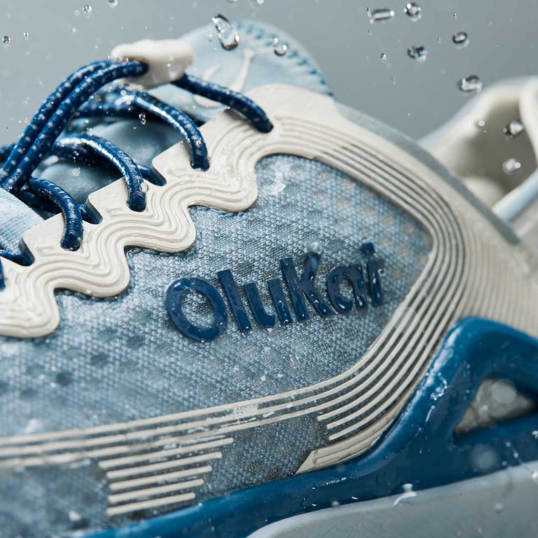 OluKai Best Price | ‘Ahi Men’s Water Boat Shoes - Blue Pearl / White Sand
