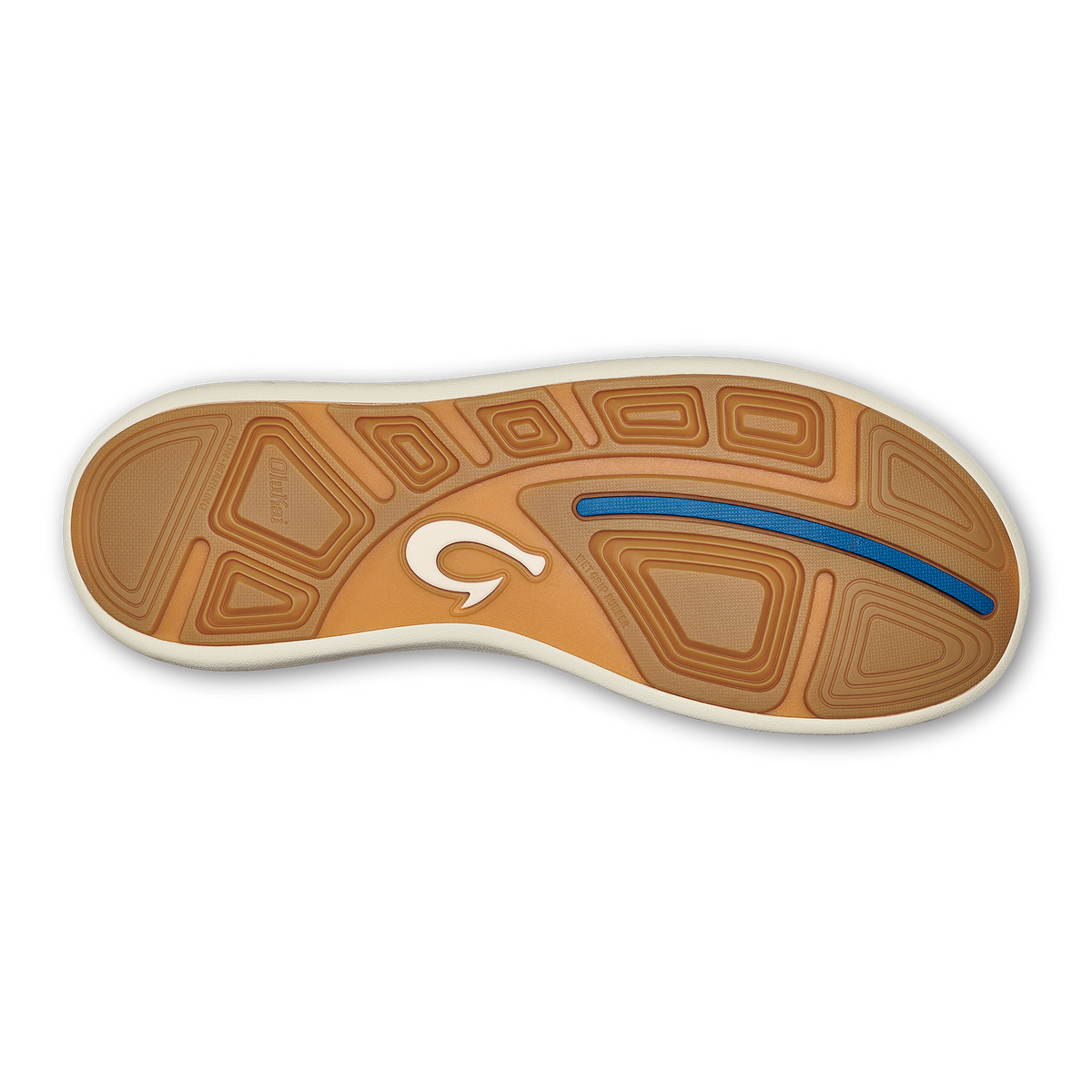 OluKai Trending | Moku Pae Men's Boat Shoes - Trench Blue / Off White
