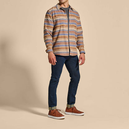 OluKai Sale | Lae‘ahi Lī ‘Ili Men's Leather Sneakers - Kukui Brown