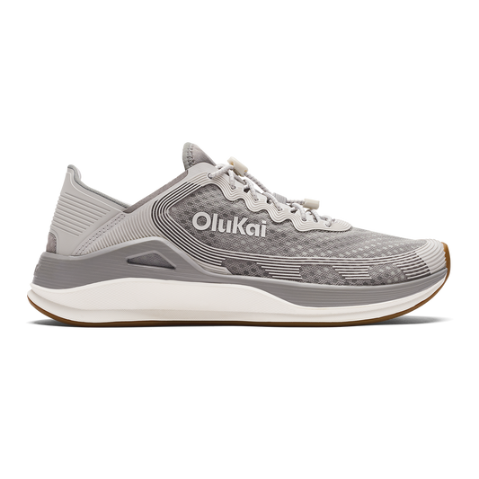 OluKai Discount | ‘Ahi Men’s Water Boat Shoes - Ash / Sterling