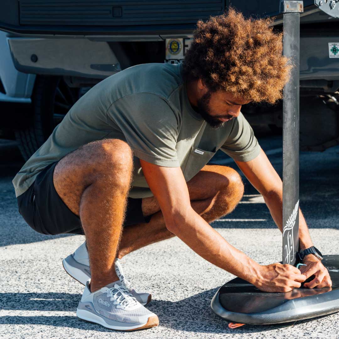 OluKai Discount | ‘Ahi Men’s Water Boat Shoes - Ash / Sterling