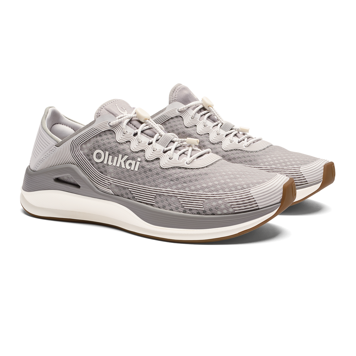 OluKai Discount | ‘Ahi Men’s Water Boat Shoes - Ash / Sterling