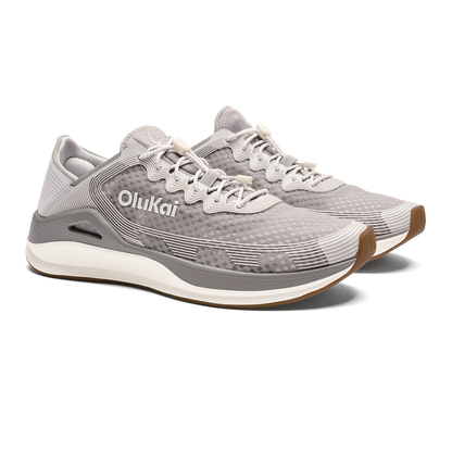 OluKai Discount | ‘Ahi Men’s Water Boat Shoes - Ash / Sterling