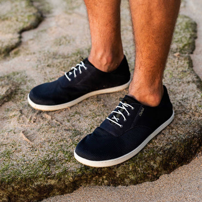 OluKai Featured | Nohea Moku Men's Boat Shoes - Black