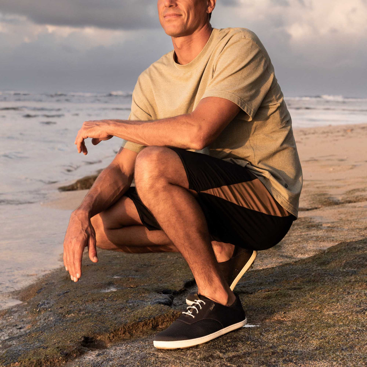 OluKai Featured | Nohea Moku Men's Boat Shoes - Black