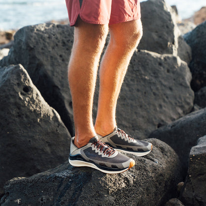 OluKai Best Price | ‘Ahi Men’s Water Boat Shoes - Rock / Ash