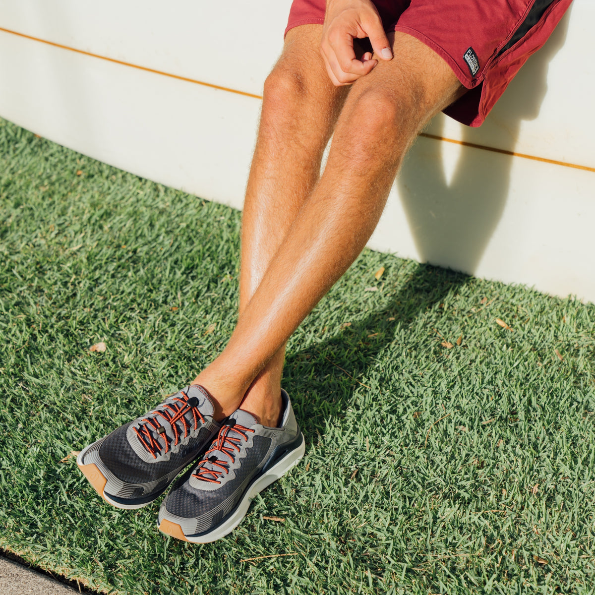 OluKai Best Price | ‘Ahi Men’s Water Boat Shoes - Rock / Ash