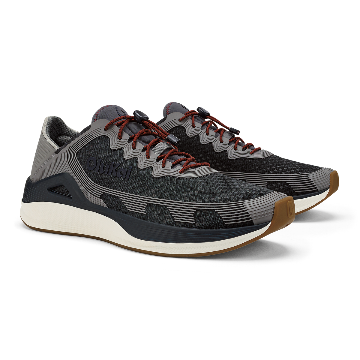 OluKai Best Price | ‘Ahi Men’s Water Boat Shoes - Rock / Ash