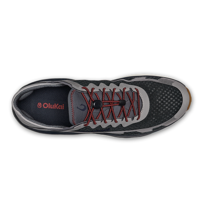 OluKai Best Price | ‘Ahi Men’s Water Boat Shoes - Rock / Ash