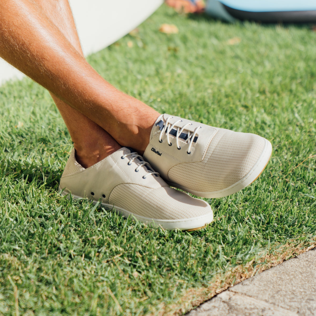 OluKai Great Value | Nohea Moku Men's Boat Shoes - Tapa