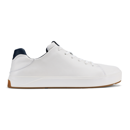 OluKai Sale | Lae‘ahi Lī ‘Ili Men's Sneakers - Bright White / Trench Blue
