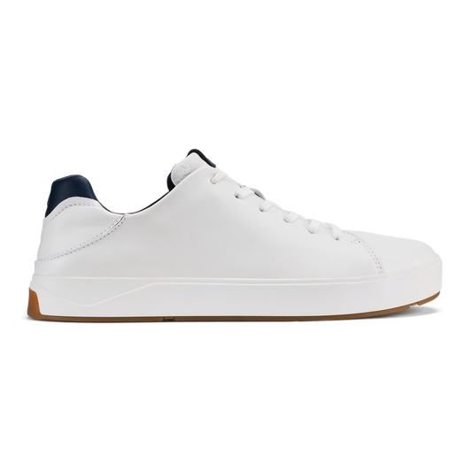 OluKai Sale | Lae‘ahi Lī ‘Ili Men's Sneakers - Bright White / Trench Blue
