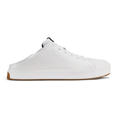 OluKai Sale | Lae‘ahi Lī ‘Ili Men's Sneakers - Bright White / Trench Blue