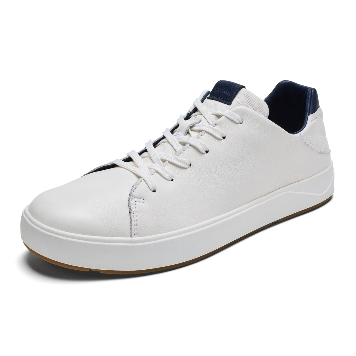 OluKai Sale | Lae‘ahi Lī ‘Ili Men's Sneakers - Bright White / Trench Blue