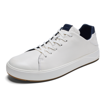 OluKai Sale | Lae‘ahi Lī ‘Ili Men's Sneakers - Bright White / Trench Blue