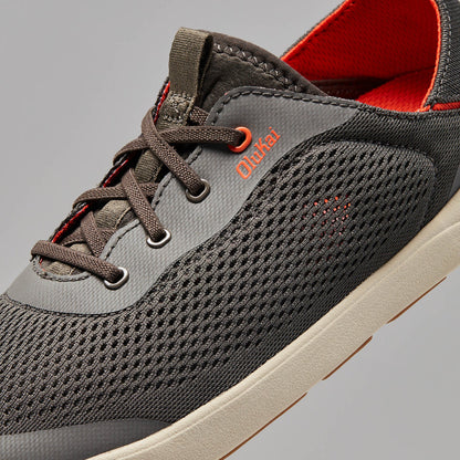 OluKai New | Moku Pae Men's Boat Shoes - Island Salt / Koi