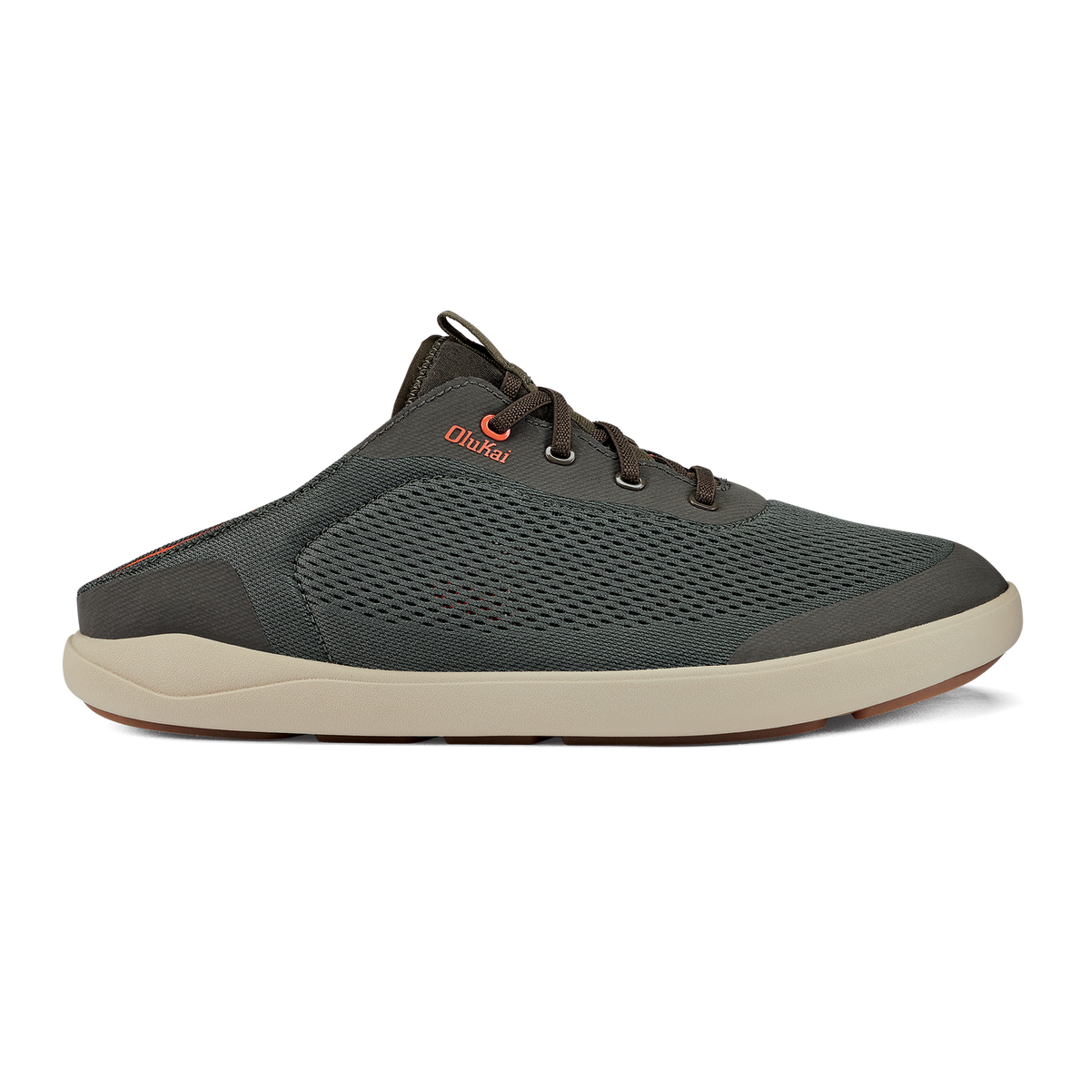 OluKai New | Moku Pae Men's Boat Shoes - Island Salt / Koi