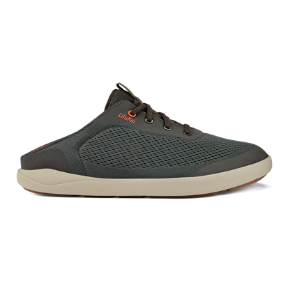 OluKai New | Moku Pae Men's Boat Shoes - Island Salt / Koi
