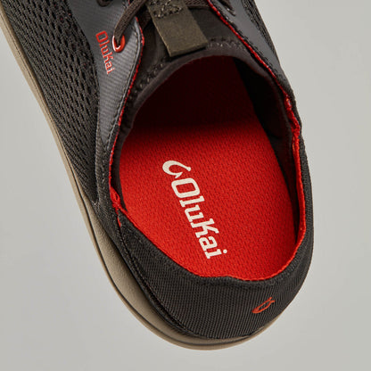 OluKai New | Moku Pae Men's Boat Shoes - Island Salt / Koi