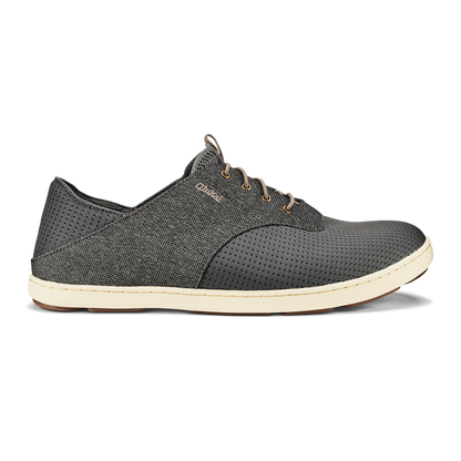 OluKai Deals | Nohea Moku Men's Boat Shoes - Charcoal / Clay