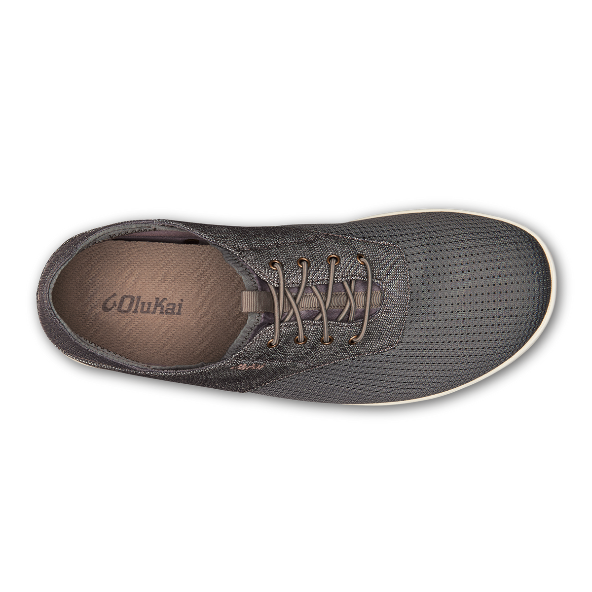 OluKai Deals | Nohea Moku Men's Boat Shoes - Charcoal / Clay