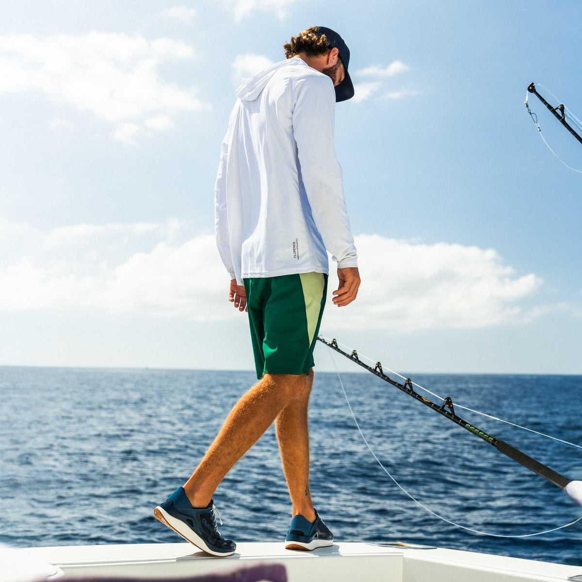 OluKai Classic | ‘Ahi Men’s Water Boat Shoes - Mood Indigo / Coastal Blue