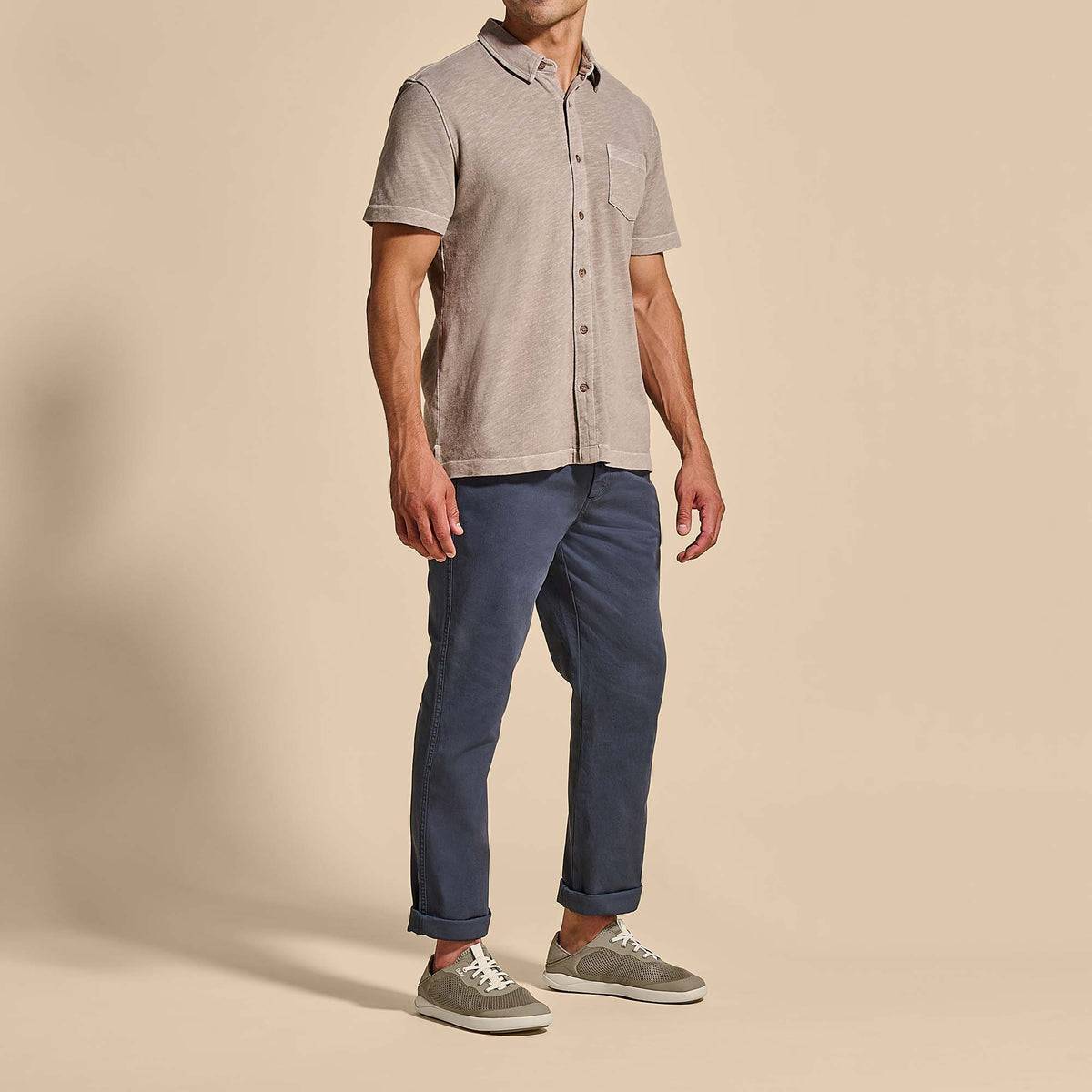 OluKai Exclusive | Moku Pae Men's Boat Shoes - Clay / Tapa