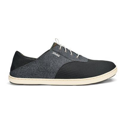 OluKai Recommended | Nohea Moku Men's Boat Shoes - Dark Shadow