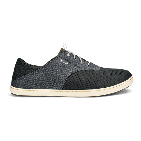 OluKai Recommended | Nohea Moku Men's Boat Shoes - Dark Shadow