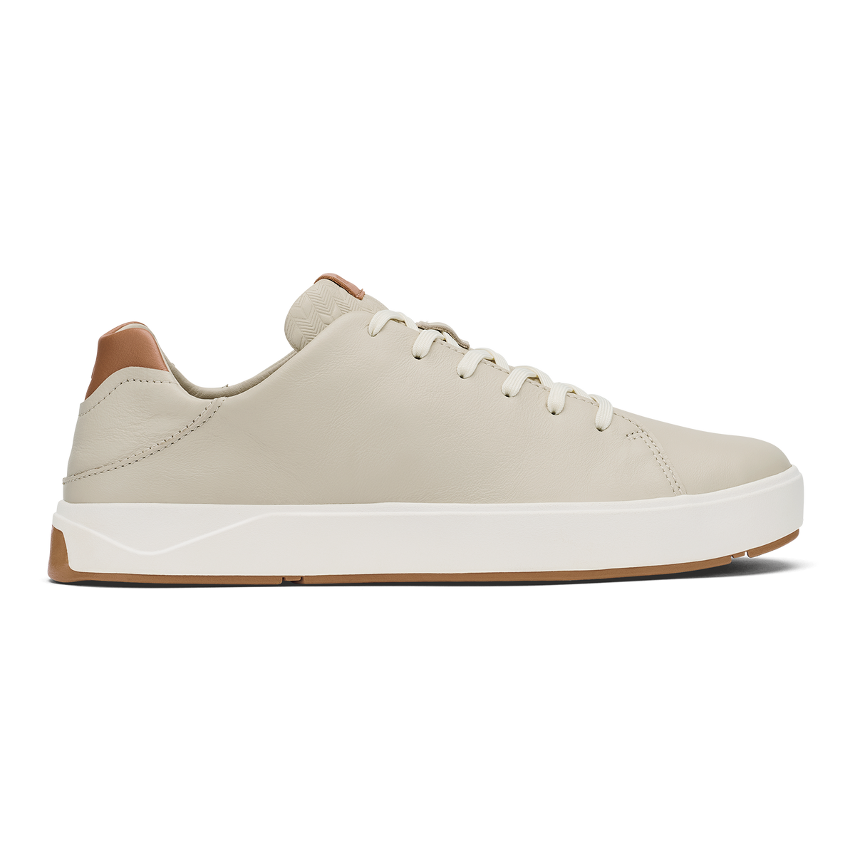 OluKai Quality | Lae‘ahi Lī ‘Ili Men's Leather Sneakers - Tapa