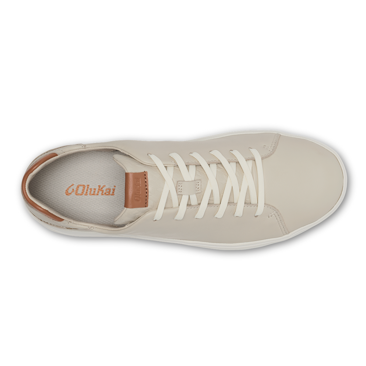 OluKai Quality | Lae‘ahi Lī ‘Ili Men's Leather Sneakers - Tapa