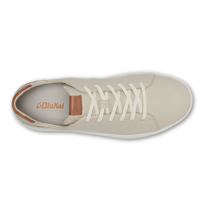 OluKai Quality | Lae‘ahi Lī ‘Ili Men's Leather Sneakers - Tapa