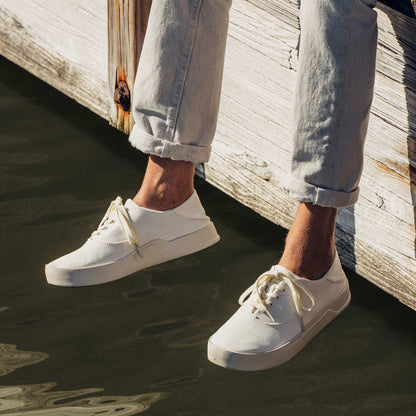 OluKai Trending | Tradewind Men’s Breathable Sneakers - Off White