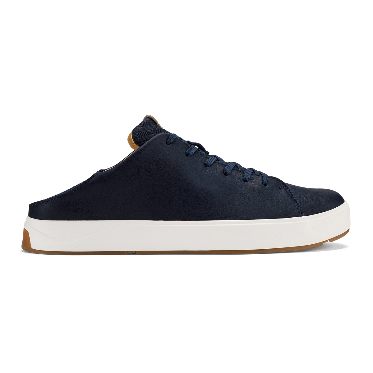 OluKai Special Offer | Lae‘ahi Lī ‘Ili Men's Leather Sneakers - Trench Blue