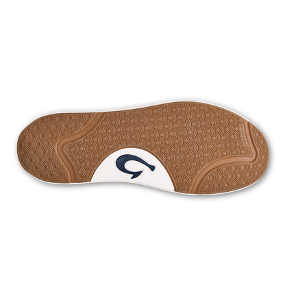 OluKai Special Offer | Lae‘ahi Lī ‘Ili Men's Leather Sneakers - Trench Blue