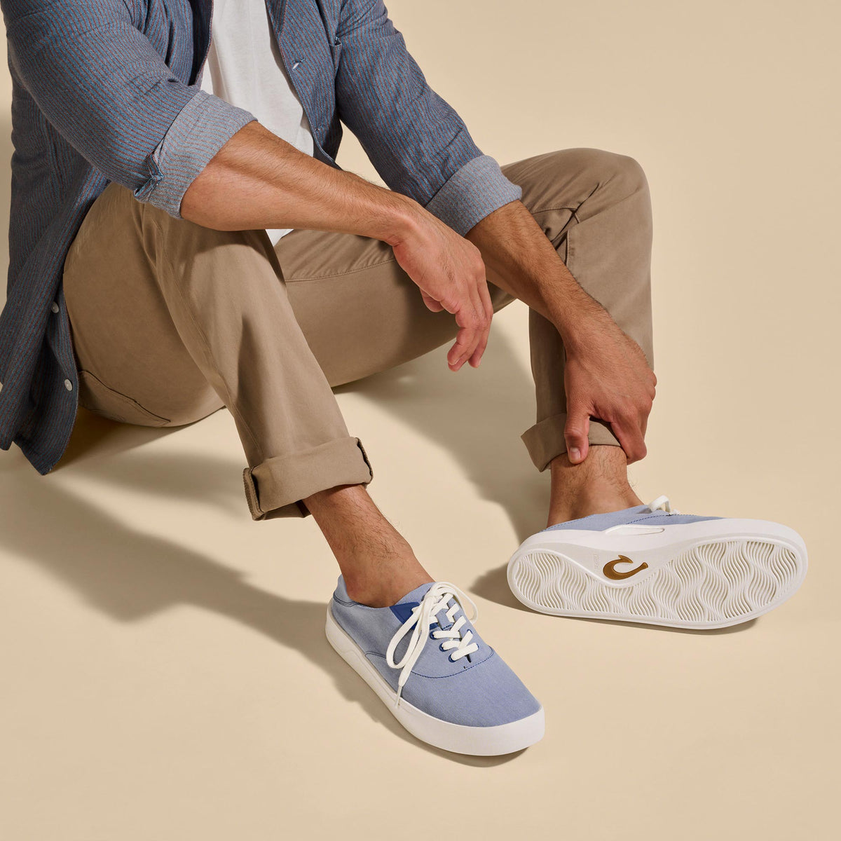 OluKai Latest | Tradewind Men’s Breathable Sneakers - Navy
