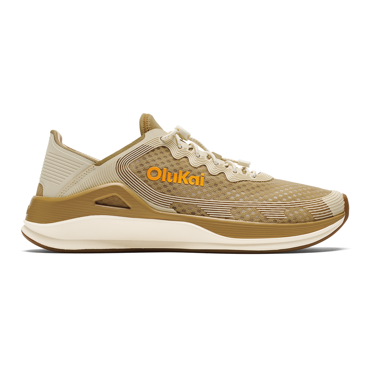 OluKai New | ‘Ahi Men’s Water Boat Shoes - Tan / Tapa