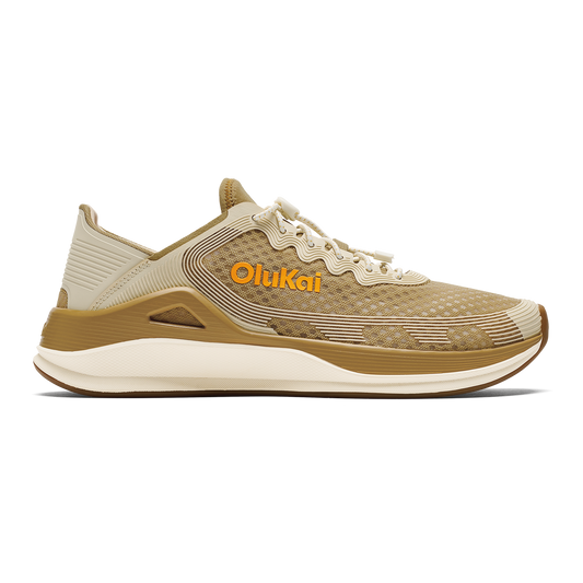OluKai New | ‘Ahi Men’s Water Boat Shoes - Tan / Tapa