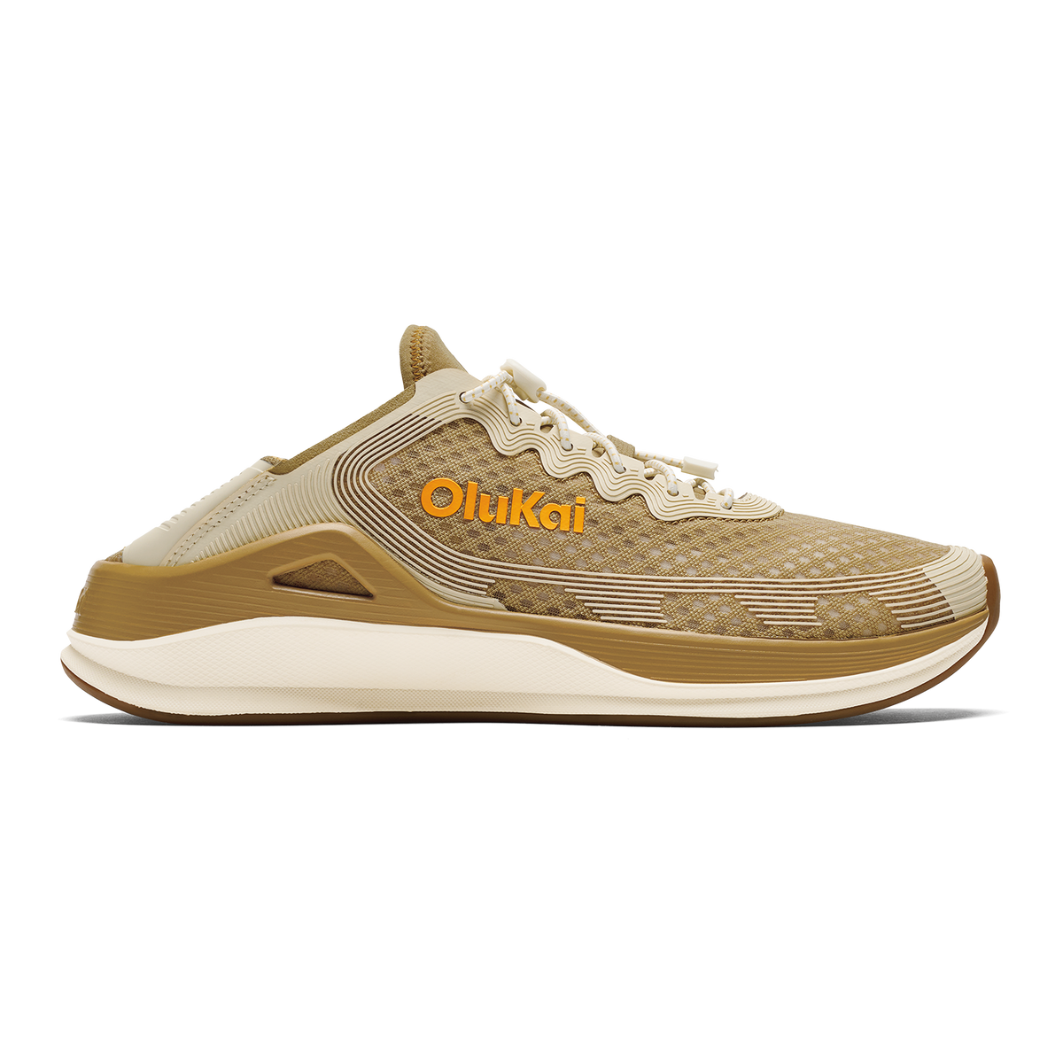 OluKai New | ‘Ahi Men’s Water Boat Shoes - Tan / Tapa