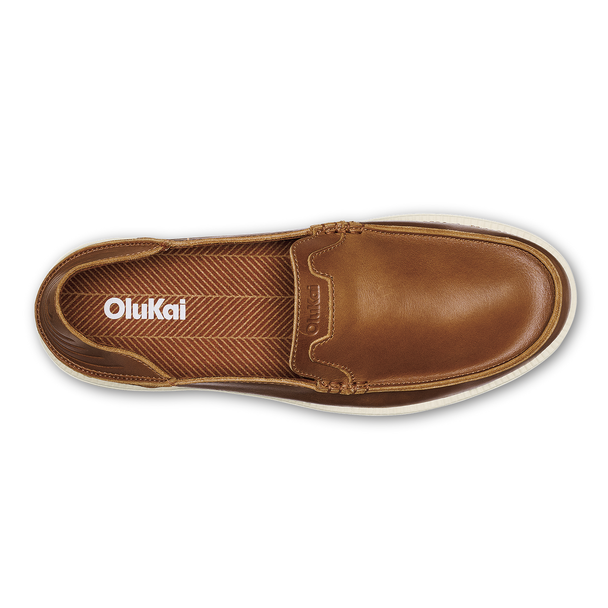 OluKai Hot Sale | Kākaha Nia Men‘s Leather Slip-On Shoes - Fox