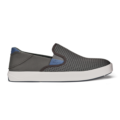 OluKai Essential | Lae‘ahi Men's Slip-On Sneakers - Pavement