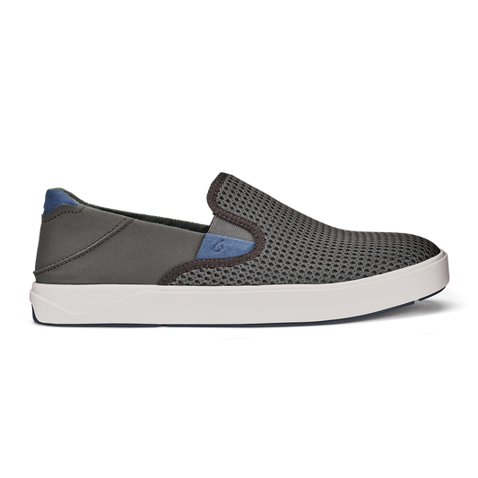 OluKai Essential | Lae‘ahi Men's Slip-On Sneakers - Pavement