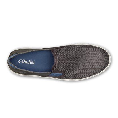 OluKai Essential | Lae‘ahi Men's Slip-On Sneakers - Pavement