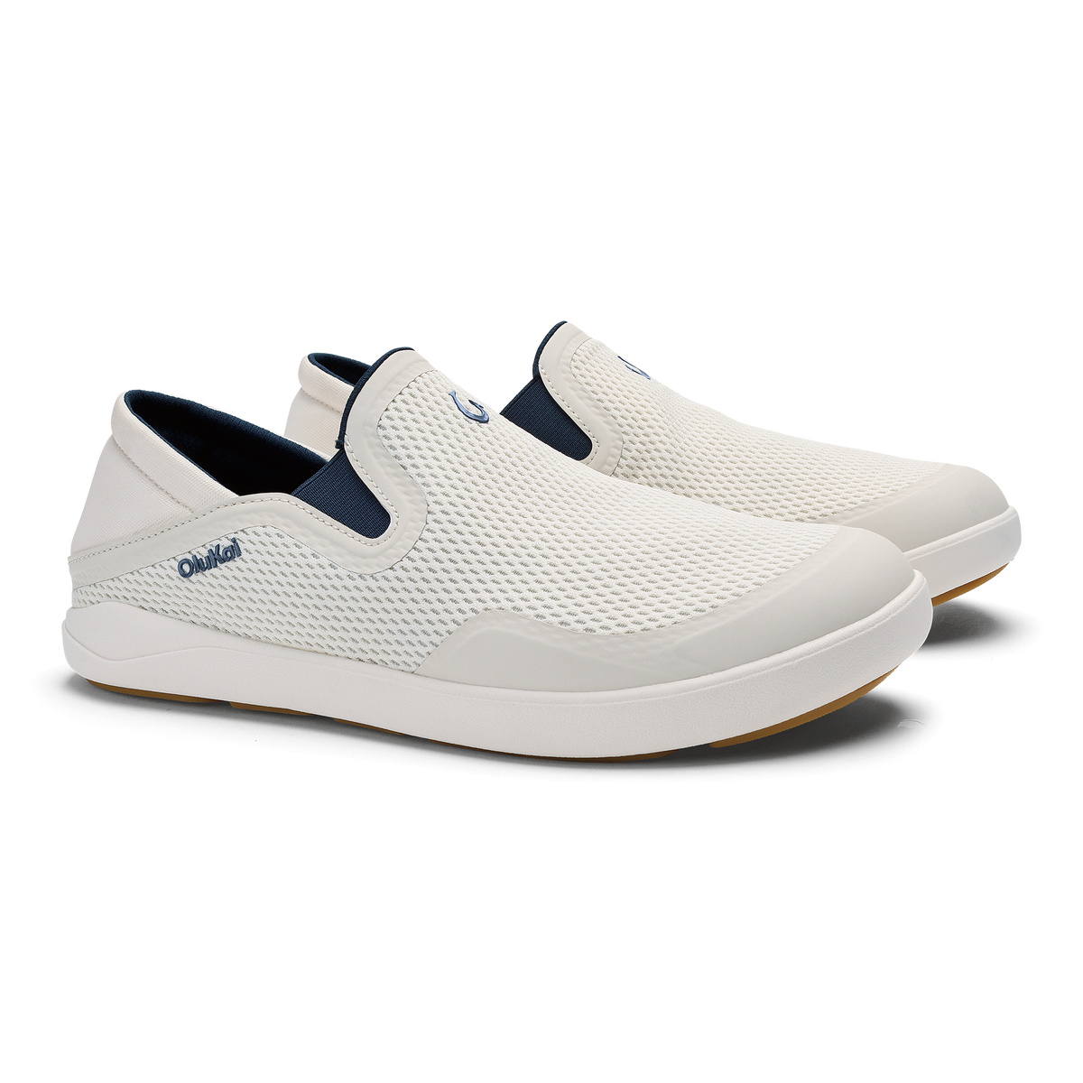OluKai Signature | Moku Slip-on - White Sand / Trench Blue
