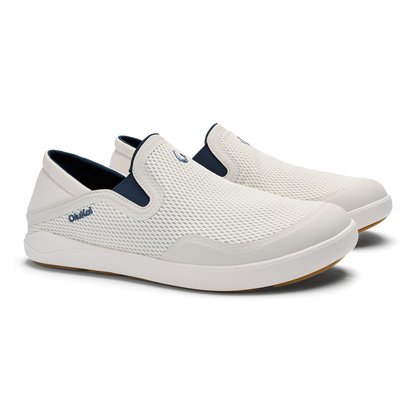 OluKai Signature | Moku Slip-on - White Sand / Trench Blue