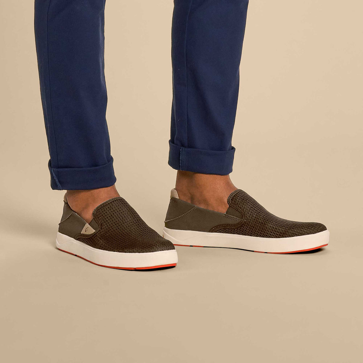 OluKai New | Lae‘ahi Men's Slip-On Sneakers - Kona